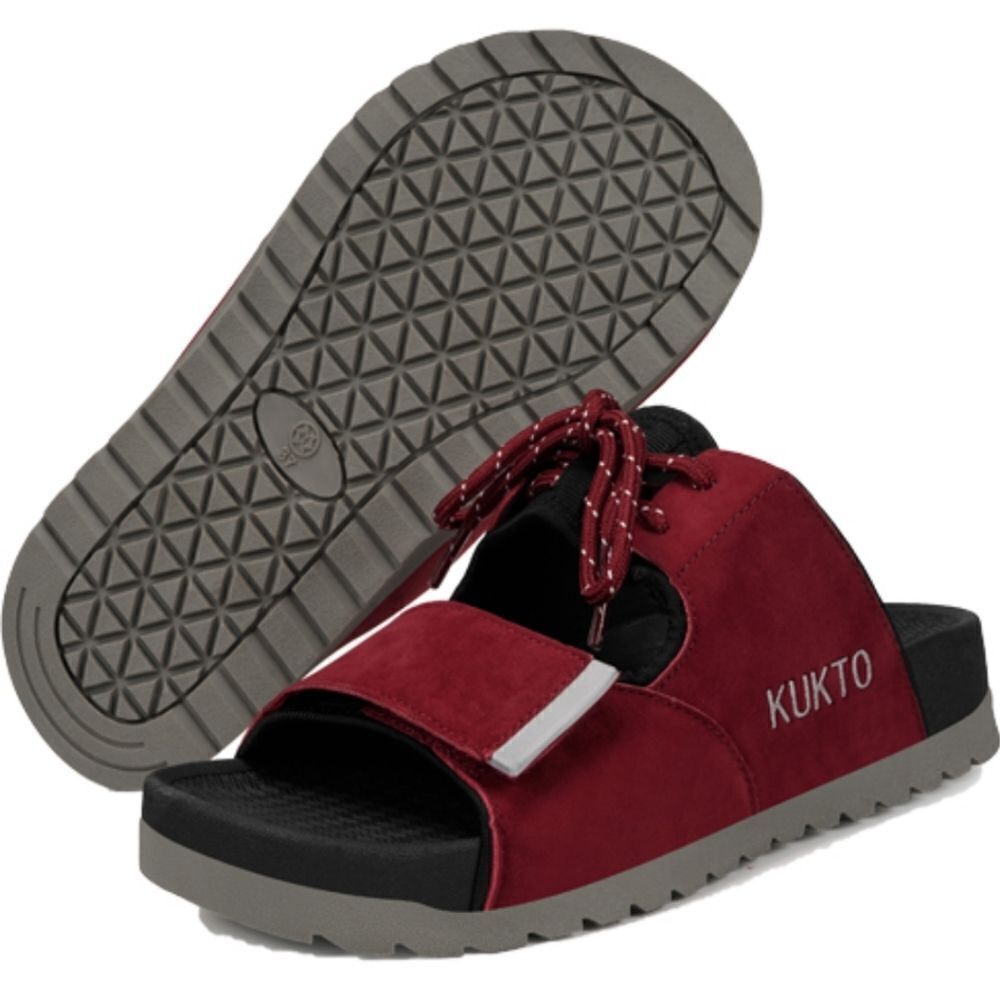 KUKTO UNISEX  Red Slide Sandals SIZE 39/8 US NEW IN BOX